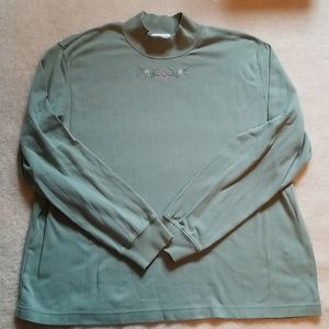 Alfred Dunner mock neck top